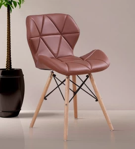 Leather eames chair