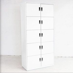 10 locker cabinet