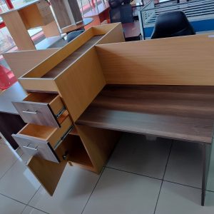 4 way wooden workstation