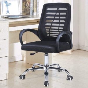 Meshed back office chair