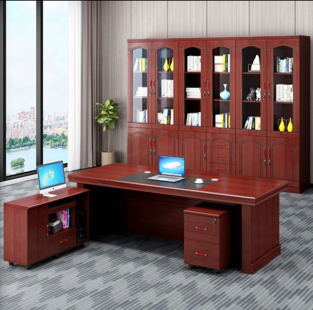1400mm mahogany desk