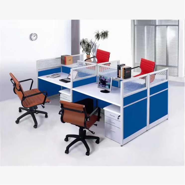 4 seater modular workstation