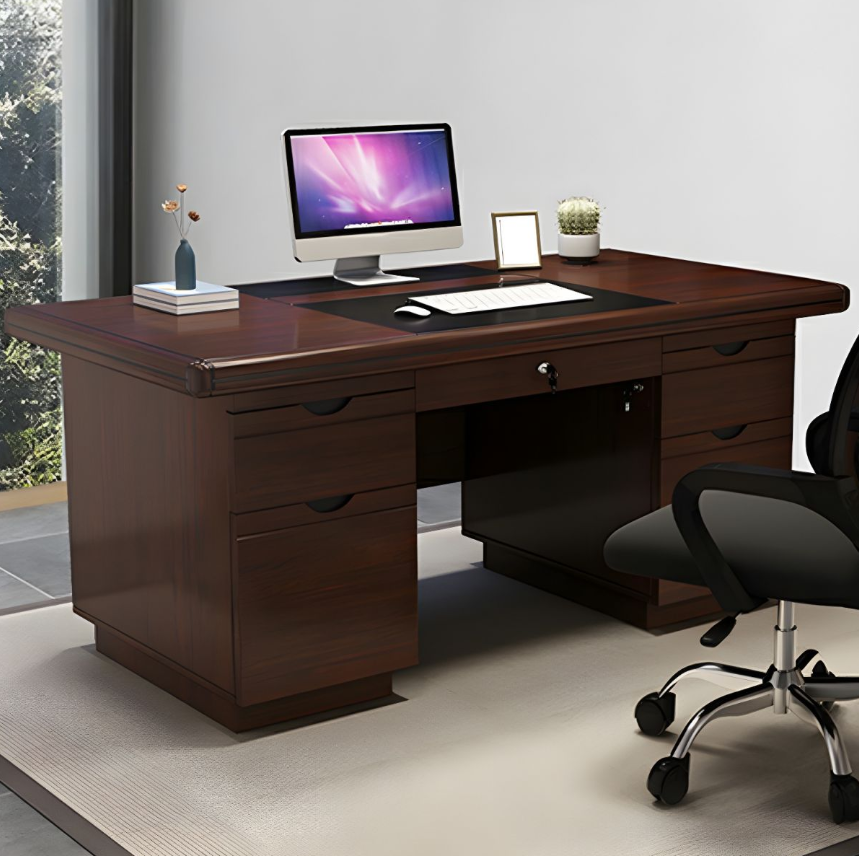 1200mm mahogany office desk