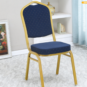 Blue banquet chair