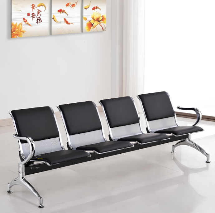 4 seater airport bench